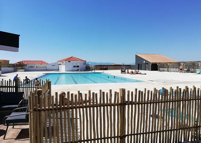 Apartament Mezzanine Avec Vue Magnifique Sur Le Canigou A Cap Coudalere - Piscine A Partir D'avril - Aire De Jeux D'enfants-terrain Multisport - Parking Le Barcarès