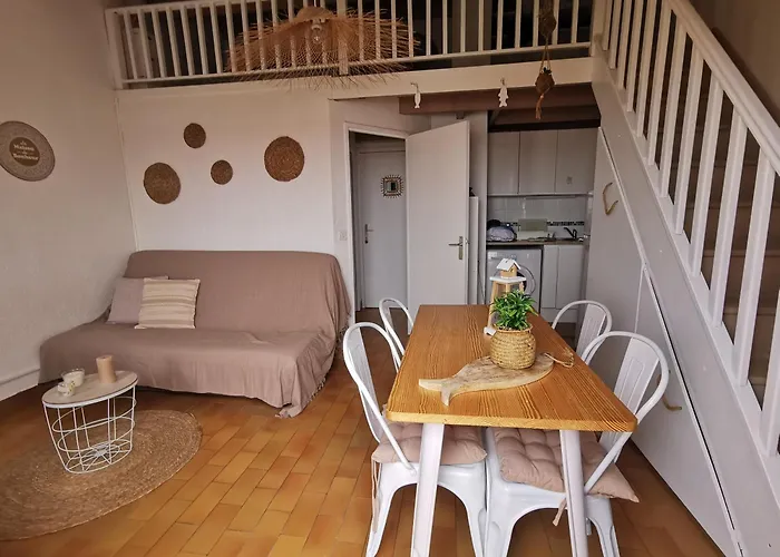 Mezzanine Avec Vue Magnifique Sur Le Canigou A Cap Coudalere - Piscine A Partir D'avril - Aire De Jeux D'enfants-terrain Multisport - Parking Le Barcarès