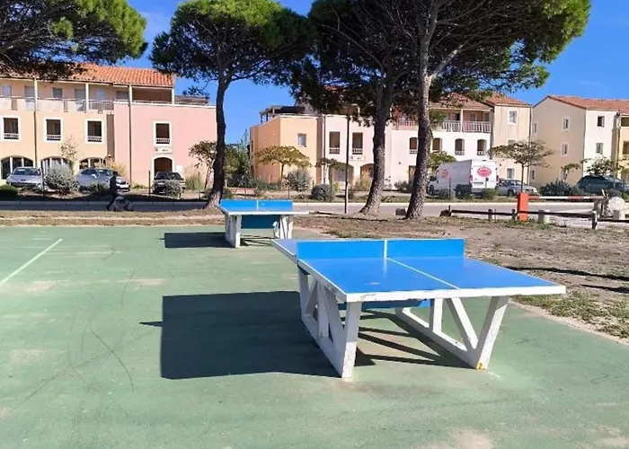 Mezzanine Avec Vue Magnifique Sur Le Canigou A Cap Coudalere - Piscine A Partir D'avril - Aire De Jeux D'enfants-terrain Multisport - Parking Le Barcarès
